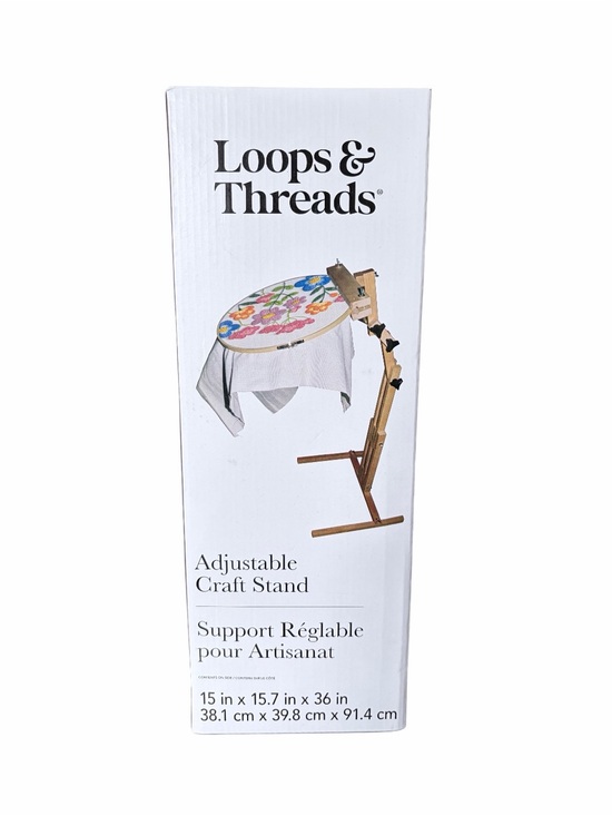 Loops & Threads Other - Loops & Threads Adjustable Craft Stand Wood Needlework Sewing Embroidery